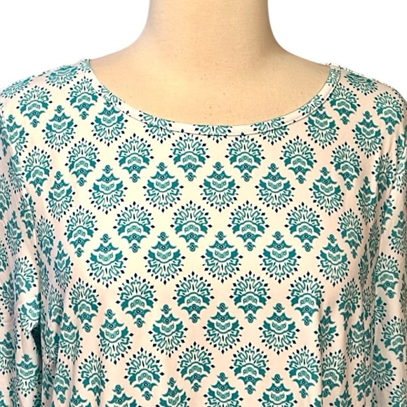 Cabana Life Amalfi Coast Cabana Blue & White Shift Dress, Womens size XL, NWT - Picture 4 of 14